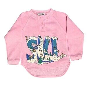 Penny Pals Pink Ski Slope Sweatshirt Size 3T